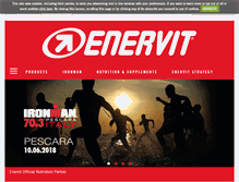 Tablet Screenshot of enervitsport.com